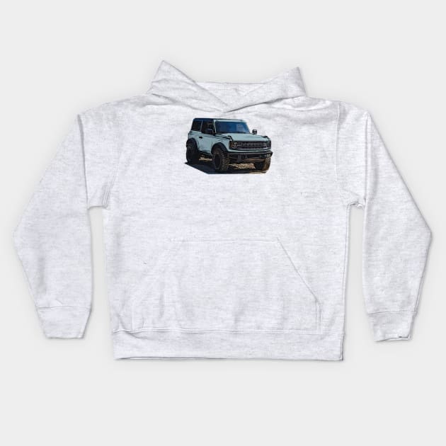 2021 Area 51 Ford Bronco 2 Door Kids Hoodie by Woreth